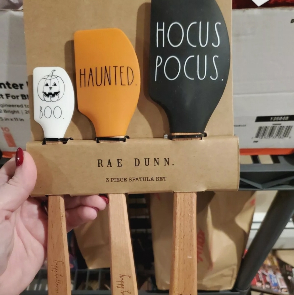 Rae Dunn Halloween Spatula Set